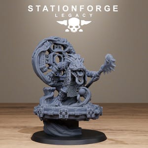 Legacy Bogkin Swamp Shaman | Station Forge 16k Resin Miniatures | 28mm 32mm Tabletop Wargaming | Unpainted image 3