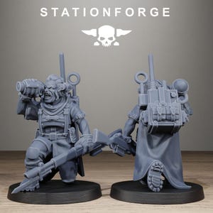 Fanteria d'assedio Freeguard / Miniature in resina 16k Station Forge / 28 mm 32 mm Wargaming da tavolo / Non dipinte immagine 4