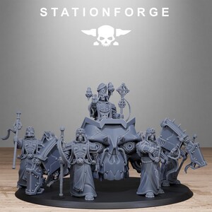 Scavenger Lectern Walker | Station Forge 16k Resin Miniatures | 28mm 32mm Tabletop Wargaming | Unpainted image 10