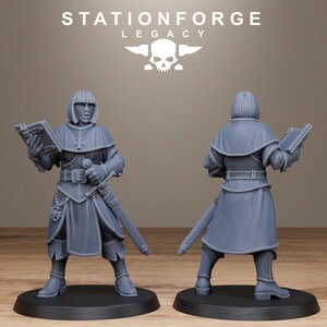 Legacy Thorncrest Hunters Sisters | Station Forge 16k Resin Miniatures | 28mm 32mm Tabletop Wargaming | Unpainted image 6