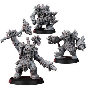 Ork Diel Krakkas / Miniaturas de resina 16k / 28 mm 32 mm Juegos de guerra de mesa / Sin pintar imagen 6