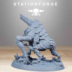Xenarid Fluxus | Station Forge 16k Resin Miniatures | 28mm 32mm Tabletop Wargaming | Unpainted image 7