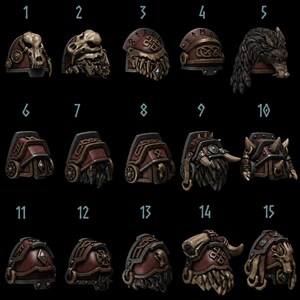 Primal Hounds - Big Shoulders - 16k Resin - GreyTide Studio - Vargar / Rymdkrigare / Bitz / Bordspel / Krigsspel / Grimdark bild 1