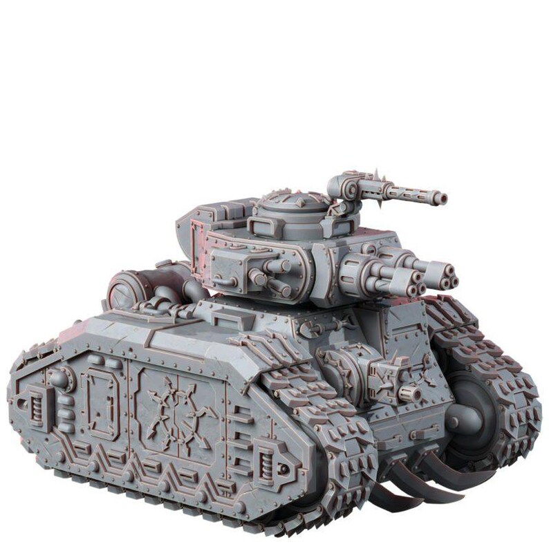 Chaos Degrader Battle Tank | 16k Resin Miniatures | 28mm 32mm Tabletop Wargaming | Unpainted image 10