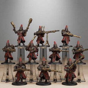 Scavenger Hooded Cultists | Station Forge 16k Resin Miniatures | 28mm 32mm Tabletop Wargaming | Unpainted image 9