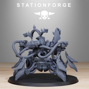 Maestro del saber carroñero / Station Forge 16k Miniaturas de resina / 28 mm 32 mm Juegos de guerra de mesa / Sin pintar imagen 3