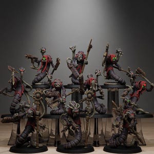 Serpientes Carroñeras / Miniaturas de Resina Station Forge 16k / 28 mm 32 mm Juegos de Guerra de Mesa / Sin Pintar imagen 2