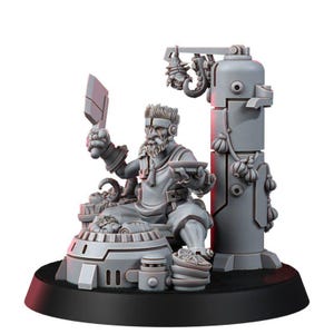 Coalition The Necrocity Black Traders | 16k Resin Miniatures | 28mm 32mm Tabletop Wargaming | Unpainted image 2