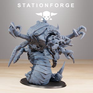 Xenarid Sentinel | Station Forge 16k Resin Miniatures | 28mm 32mm Tabletop Wargaming | Unpainted image 5