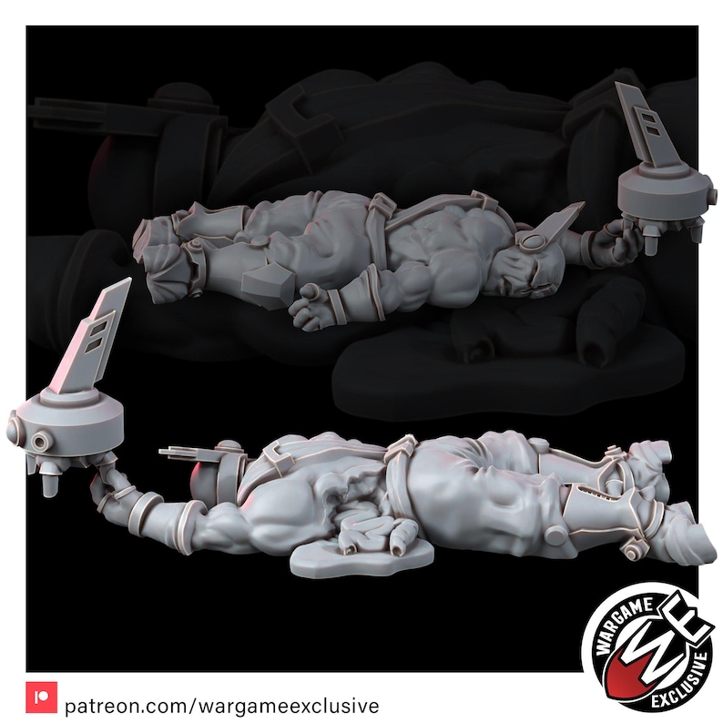 Coalition Casualties | 16k Resin Miniatures | 28mm 32mm Tabletop Wargaming | Unpainted image 10