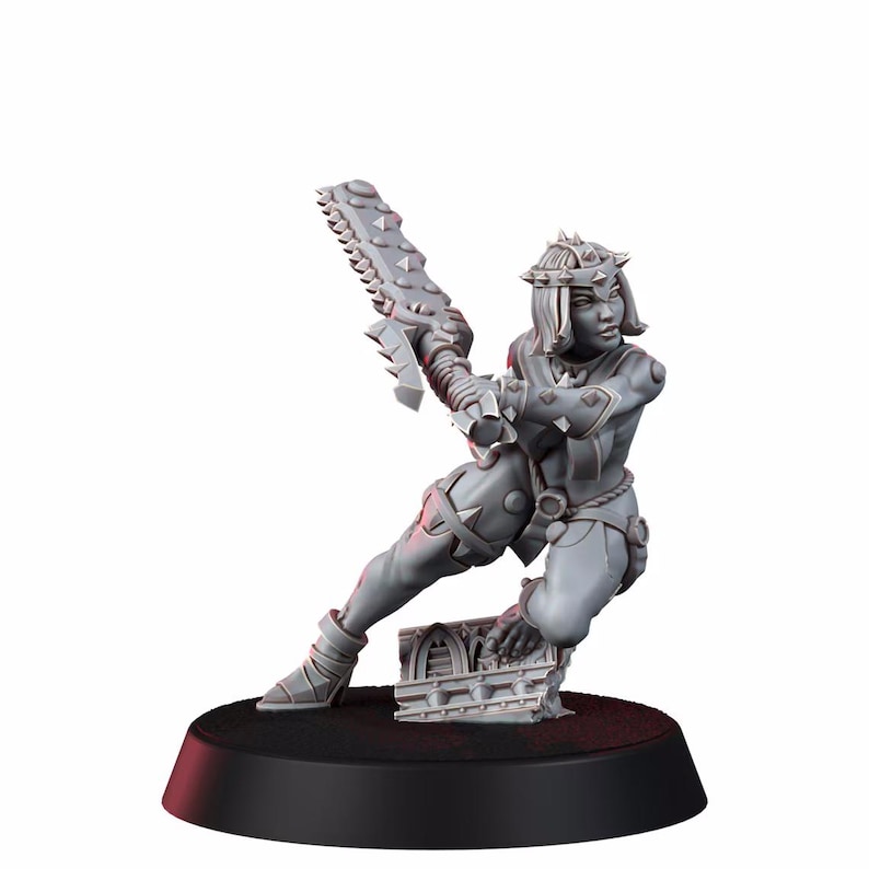 Sisters In Heresy Repentium Squad | 16k Resin Miniatures | 28mm 32mm Tabletop Wargaming | Unpainted image 9