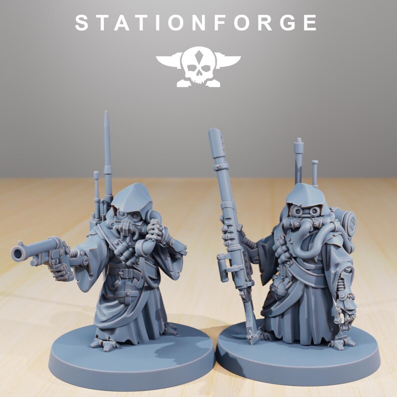 Chatarreros / Miniaturas de resina Station Forge 16k / 28 mm 32 mm Juegos de guerra de mesa / Sin pintar imagen 7
