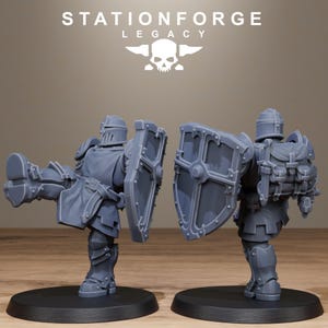 Legacy Solaris Smitebreakers | Station Forge 16k Resin Miniatures | 28mm 32mm Tabletop Wargaming | Unpainted image 7