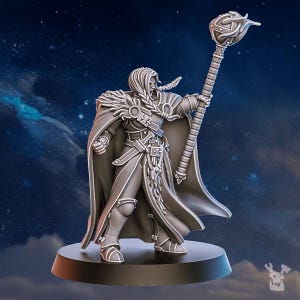 Señalero de la Tribu Piel Negra / Miniaturas de resina 16k / 28 mm 32 mm para juegos de guerra de mesa / Sin pintar imagen 4