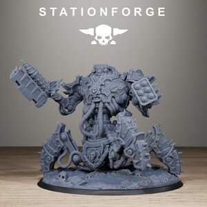 Scavenger Profaner | Station Forge 16k Resin Miniatures | 28mm 32mm Tabletop Wargaming | Unpainted image 4