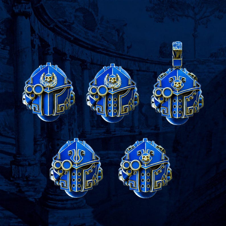 Legio Prima Victrix Heads – 16K Resin Conversion Bits (Set of 5) image 2