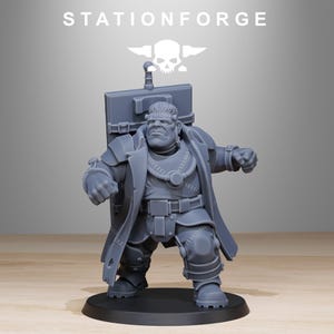 Grimguard Mutantstein | Station Forge 16k Resin Miniatures | 28mm 32mm Tabletop Wargaming | Unpainted image 3