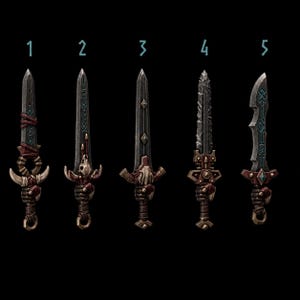 Primal Hounds - Zwaarden - 16k hars - GreyTide Studio - Wolven / Ruimtekrijgers / Onderdelen / Tafelspel / Oorlogsspellen / Grimdark afbeelding 1