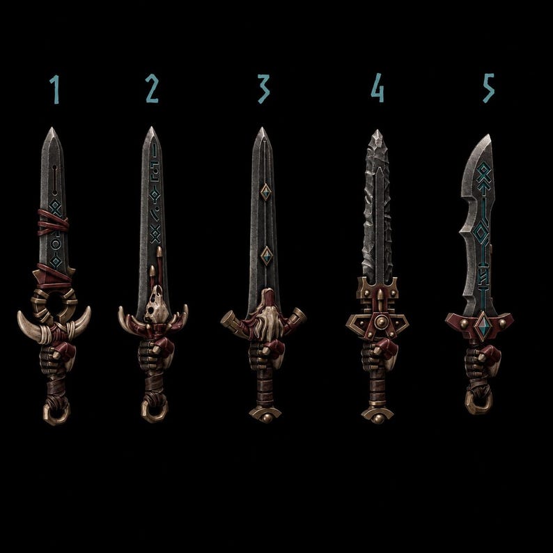 Primal Hounds - Zwaarden - 16k hars - GreyTide Studio - Wolven / Ruimtekrijgers / Onderdelen / Tafelspel / Oorlogsspellen / Grimdark afbeelding 1