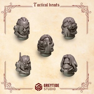 Señores Carmesí - Táctico - Resina 16k - GreyTide Studio - Sangre / Guerreros Espaciales / Piezas / Juegos de Mesa / Wargaming / Grimdark imagen 3