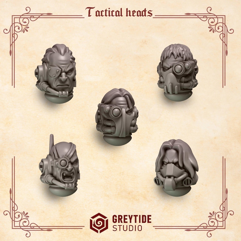 Señores Carmesí - Táctico - Resina 16k - GreyTide Studio - Sangre / Guerreros Espaciales / Piezas / Juegos de Mesa / Wargaming / Grimdark imagen 3
