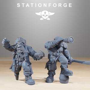 Orks Orkaz Death Mountain | Station Forge 16k Resin-Miniaturen | 28 mm 32 mm Tabletop-Wargaming | Unbemalt Bild 9