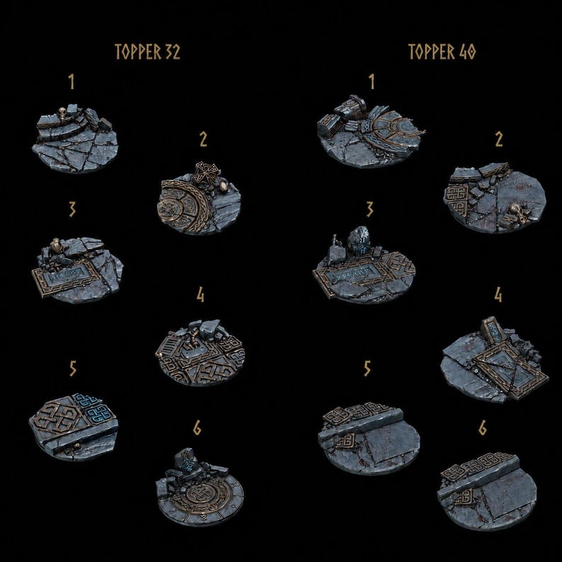 プライマルハウンズ - トッパー - 16kレジン - GreyTide Studio - オオカミ / スペースウォリアーズ / パーツ / テーブルトップ / ウォーゲーム / グリムダーク 画像 1