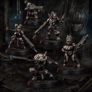 Coalition Special Killer Team | 16k Resin Miniatures | 28mm 32mm Tabletop Wargaming | Unpainted image 1