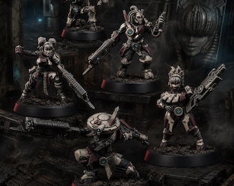 Coalition Special Killer Team | 16k Resin Miniatures | 28mm 32mm Tabletop Wargaming | Unpainted