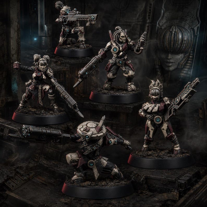 Coalition Special Killer Team | 16k Resin Miniatures | 28mm 32mm Tabletop Wargaming | Unpainted image 1