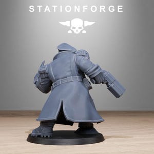 Freeguard Mutant Officer | Station Forge 16k Resin Miniatures | 28mm 32mm Tabletop Wargaming | Unpainted image 5