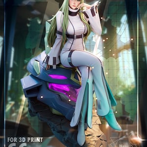 Code Geass C.C. Fan Art Figure | 14K Resin | 1/12 · 1/9 · 1/6