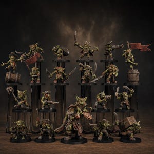 Gobs Pirates | Station Forge 16k Resin Miniatures | 28mm 32mm Tabletop Wargaming | Unpainted image 1