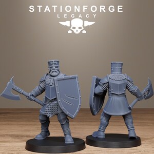 Infanterie Legacy Thorncrest | Figurines en résine Station Forge 16k | 28 mm et 32 mm | Jeux de figurines | Non peintes image 7