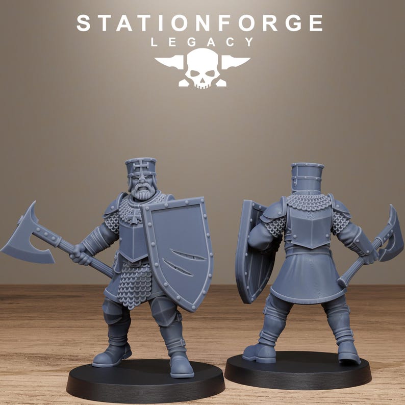 Infanterie Legacy Thorncrest | Figurines en résine Station Forge 16k | 28 mm et 32 mm | Jeux de figurines | Non peintes image 7