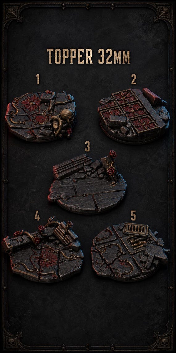Basing toppers 40mm