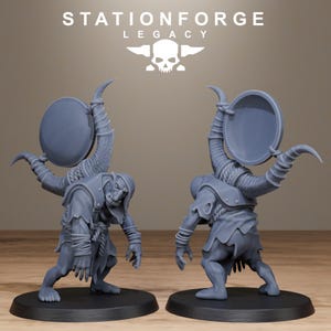 Legacy Chaosvale Infantry | Station Forge 16k Resin Miniatures | 28mm 32mm Tabletop Wargaming | Unpainted image 8