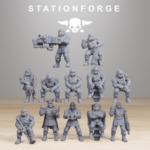 Vaskar Dropship | Station Forge 16k Resin Miniatures | 28mm 32mm Tabletop Wargaming | Unpainted image 7