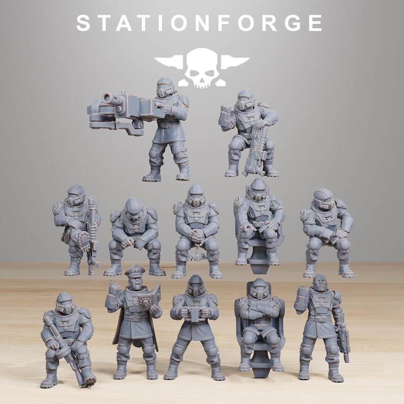 Vaskar Dropship | Station Forge 16k Resin Miniatures | 28mm 32mm Tabletop Wargaming | Unpainted image 7