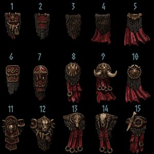 Primal Hounds - Loincloths #1 - 16k Resin - GreyTide Studio - Wolves / Space Warriors / Bitz / Tabletop / Wargaming / Grimdark image 2