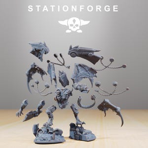Orks Orkaz Thazaron | Station Forge 16k Resin Miniatures | 28mm 32mm Tabletop Wargaming | Unpainted image 3