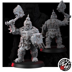 Chaos Renegades Of Pain Bulls | 16k Resin Miniatures | 28mm 32mm Tabletop Wargaming | Unpainted image 5