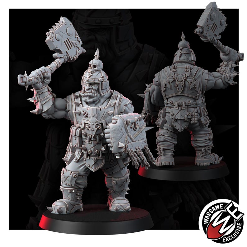 Chaos Renegades Of Pain Bulls | 16k Resin Miniatures | 28mm 32mm Tabletop Wargaming | Unpainted image 5