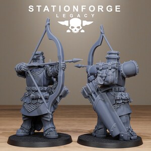 Legacy Solaris Lightwatch | Station Forge 16k Resin Miniatures | 28mm 32mm Tabletop Wargaming | Unpainted image 5