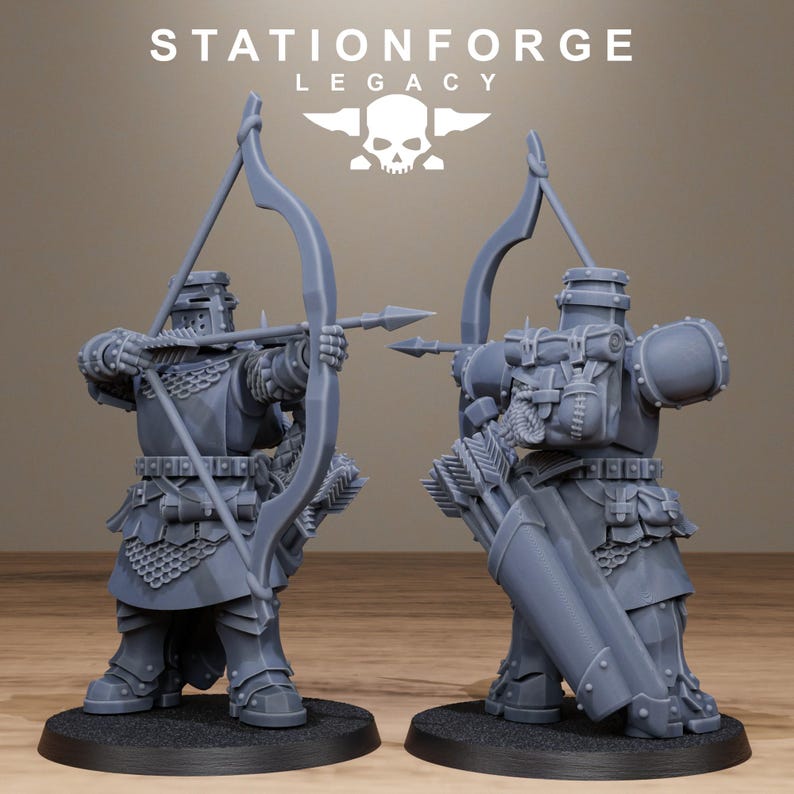Legacy Solaris Lightwatch | Station Forge 16k Resin Miniatures | 28mm 32mm Tabletop Wargaming | Unpainted image 5