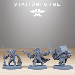 Gobs Pirates | Station Forge 16k Resin Miniatures | 28mm 32mm Tabletop Wargaming | Unpainted image 8