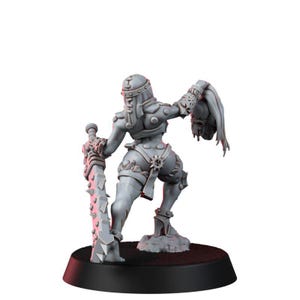 Sisters of Heresy Repentium Squad T2 | 16k Resin Miniatures | 28 mm 32 mm Tabletop Wargaming | Unbemalt Bild 4