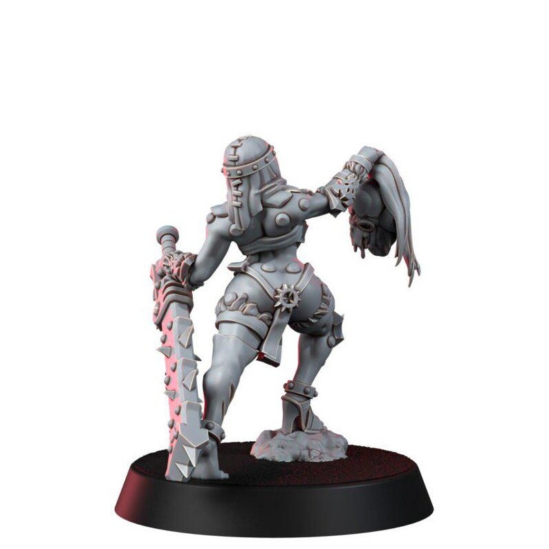 Sisters of Heresy Repentium Squad T2 | 16k Resin Miniatures | 28 mm 32 mm Tabletop Wargaming | Unbemalt Bild 4