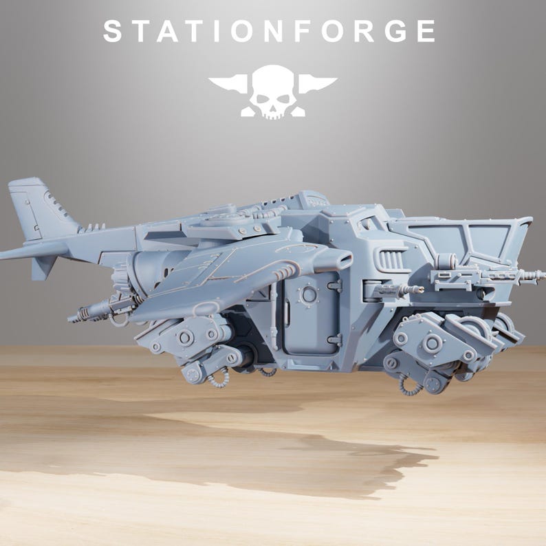 Scavenger Cutlass | Station Forge 16k Resin Miniatures | 28mm 32mm Tabletop Wargaming | Unpainted Transporter