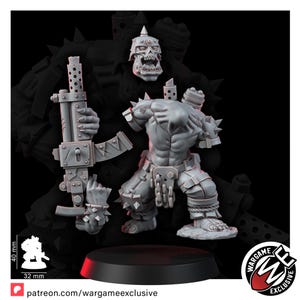 Ork Mad Riders Yoofs With Shootahs | 16k Resin Miniatures | Tabletop Wargaming (Unpainted) image 7